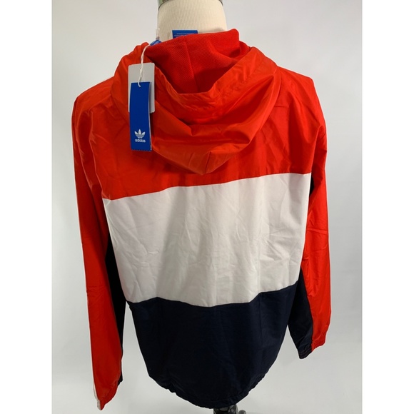 Adidas CLFN Men's Full Windbreaker Hoodie Jacket - Picture 4 of 7